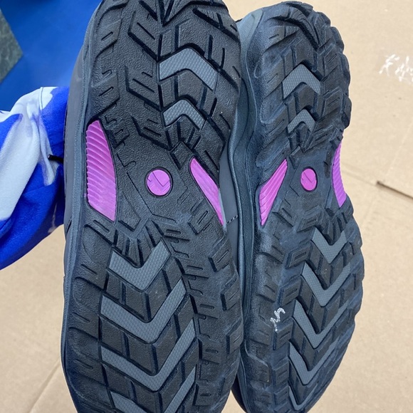 Gelert Women's Ottawa Low Walking Boot Charcoal Purple Size 6/39 NWT - Picture 5 of 5